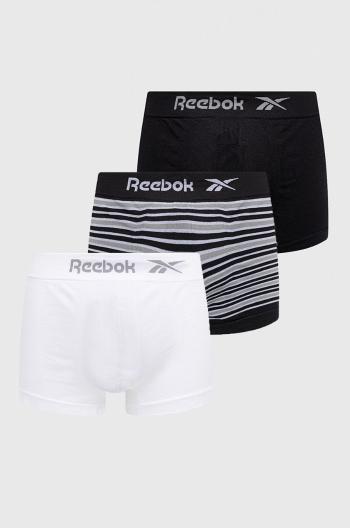 Boxerky Reebok F8407 (3-pak) pánske, čierna farba