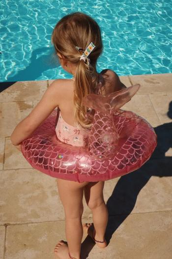 Detské plávacie koleso Konges Sløjd SWIM RING MERMAID ružová farba, KS102545