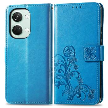 ART FLOWERS Peňaženkový obal pre OnePlus Nord 3 5G modrý