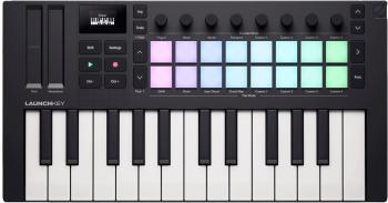 Novation Launchkey Mini 25 MK4 MIDI keyboard Black