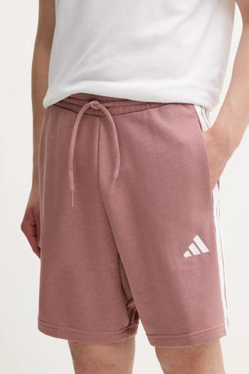 Šortky adidas 3-Stripes oranžová farba, JY1556