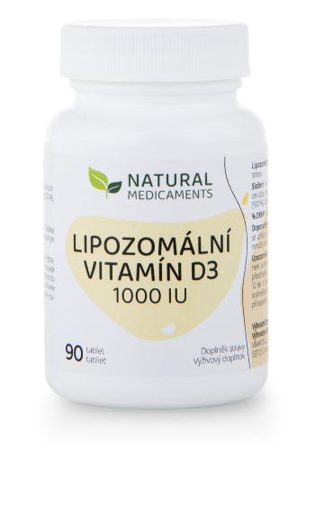 Natural Medicaments Lipozomálny vitamín D3 1000 IU 90 tabliet