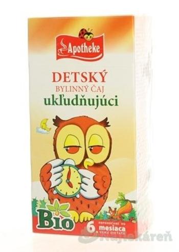 APOTHEKE BIO DETSKÝ BYLINNÝ ČAJ UKĽUDŇUJÚCI, 20x1,5 g