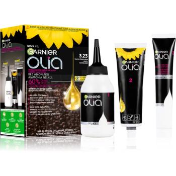 Garnier Olia Big Kit permanentná farba na vlasy odtieň 3.23 Dark Chocolate