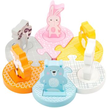 Small foot Wooden Animal Puzzle aktivity vkladačka z dreva 2y+ 12 ks