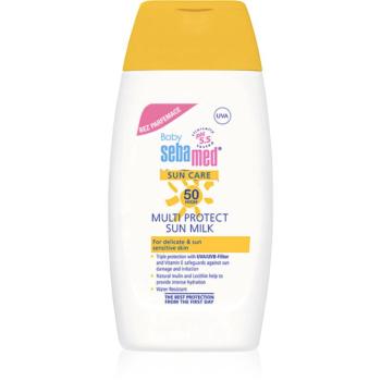 Sebamed Sun Care Baby Multi Protect Sun Milk naptej gyerekeknek SPF 50+ parfümmentes 200 ml