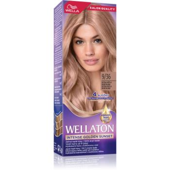 Wella Wellaton Intense Golden Sunset tartós hajfesték Argán olajjal 9/36 Extra Light Rosé Blonde 1 db