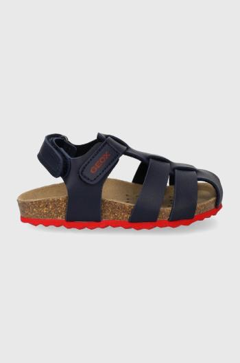 Detské sandále Geox SANDAL CHALKI tmavomodrá farba