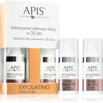 Apis Natural Cosmetics Exfoliation Home Care sada pre intenzívne obnovenie a vypnutie pleti 2x15 ml