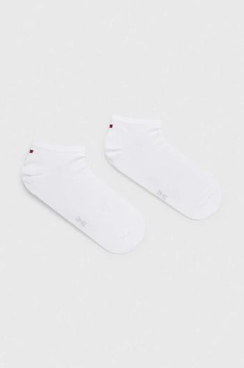 Ponožky Tommy Hilfiger 6-pak pánske, biela farba