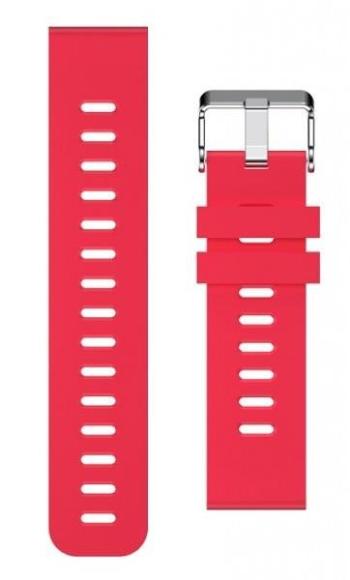 Szíj Aligator Watch 20mm szilikon - piros