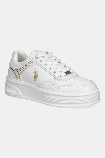 Tenisky U.S. Polo Assn.  ASUKA dámske, biela farba, ASUKA009W/5YN1
