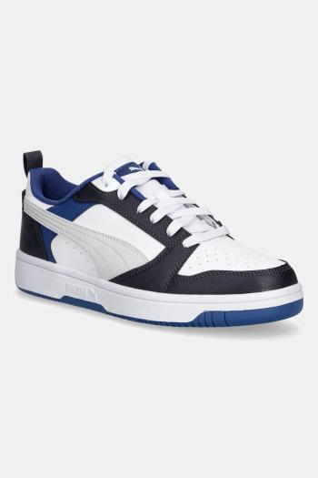 Detské tenisky Puma Rebound V6 Lo Jr modrá farba