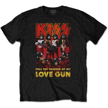 Kiss tričko Love Gun Glow  one_size