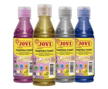 JOVI PREMIUM - Glitrové temperové farby 250 ml zlatá 51738