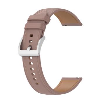 LEATHER Kožený remienok pre Garmin Forerunner 165 ružový
