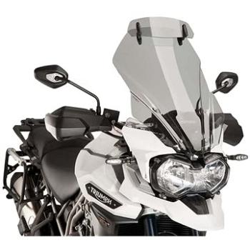 PUIG TOURING s prídavným plexi dymové pre TRIUMPH Tiger 1200 Explorer (2016 – 2017) (8916H)