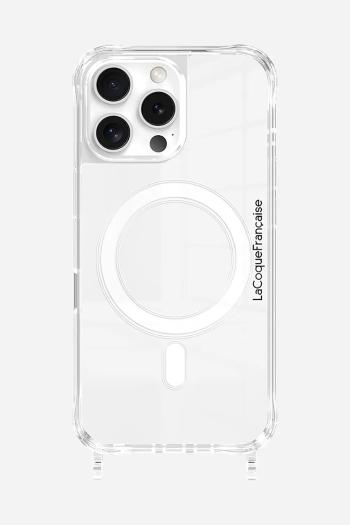 Puzdro na mobil LaCoqueFrançaise iPhone 16 Pro Max MagSafe priehľadná farba