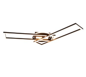 LED stropné osvetlenie Reality Twister čierna R67183132