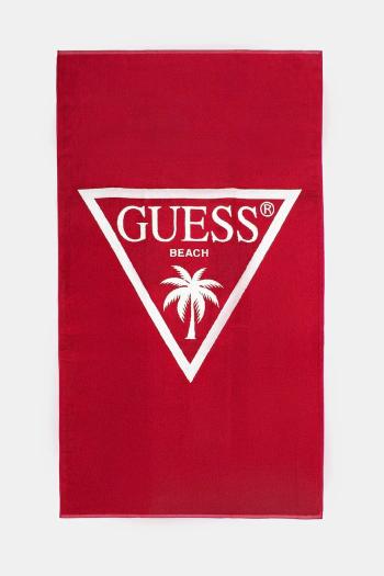 Bavlnený uterák Guess červená farba, E5GZ14 SG00P