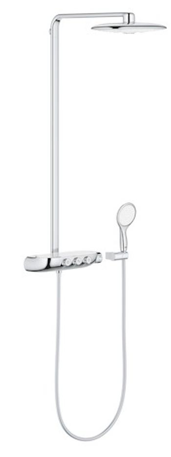 Sprchový systém Grohe Rainshower SmartControl s termostatickou batériou Moon White, Yang White 26250LS0