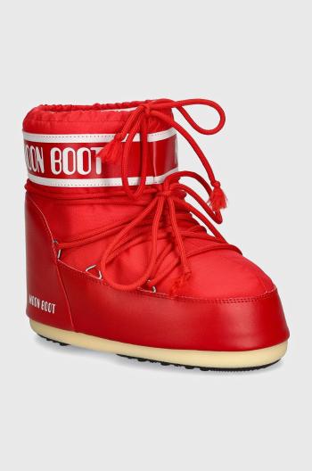 Snehule Moon Boot MB ICON LOW NYLON červená farba, 80D1409340 D001