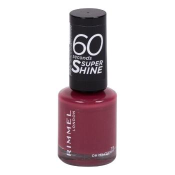 RIMMEL LONDON 60 Seconds lak na nehty Super Shine 710 Oh My Cherry 8 ml