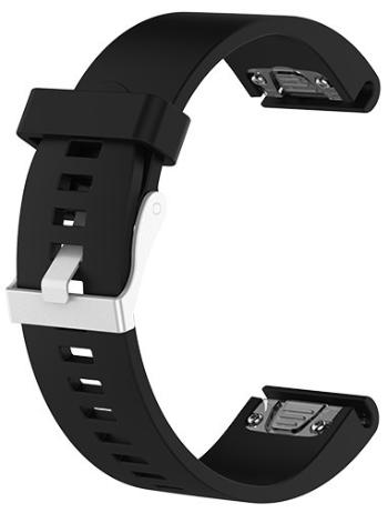 4wrist Řemínek Garmin Fenix 5S, 5S Plus, 6S, 6S Pro, 7S - Black