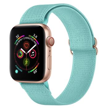 NYLON Remienok Apple Watch 9 / 8 / 7 (41mm) / 6 / SE / 5 / 4 (40mm) / 3 / 2 / 1 (38mm) svetlozelený