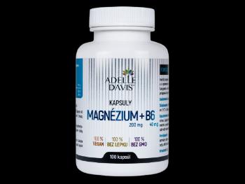 ADELLE DAVIS Magnézium 200 mg a B6 40 mg 100 kapsúl