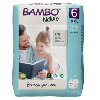 BAMBO Nature 6 Detské plienky 16+ kg 20 kusov