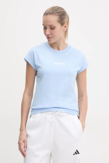 Bavlnené tričko adidas Essentials Linear dámske, JG8660