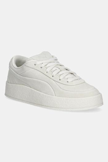 Semišové tenisky Puma CA Luxe Elevated dámske, šedá farba, 401356