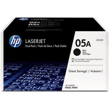 HP CE505D č. 05A Dual Pack čierny 2ks