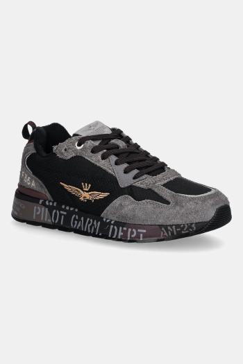 Tenisky Aeronautica Militare SNEAKERS čierna farba, 252SC0276UCT03546