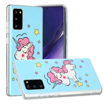 ART TPU Svietiaci obal Samsung Galaxy Note 20 UNICORN