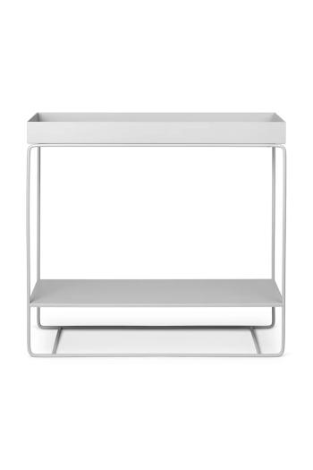 Kvetináč s rámom ferm LIVING Plant Box Two-Tier 80 x 75 cm šedá farba
