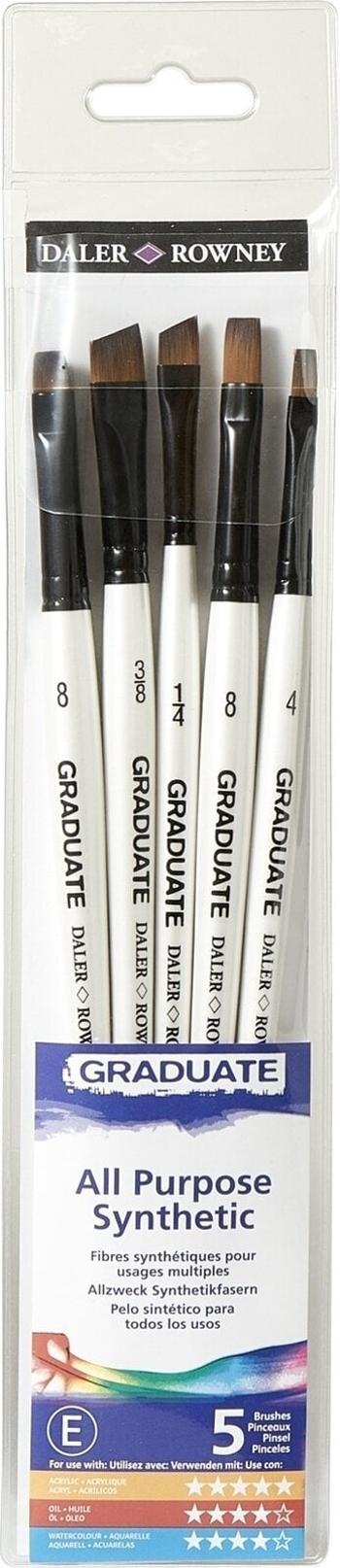 Daler Rowney Graduate Multi-Technique Brush Synthetic Sada štětců 5 ks
