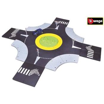 Bburago city 1 : 43 18-31520 Kruhový objazd (4893993315208)