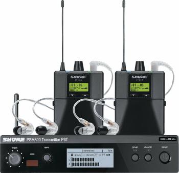 Shure P3TERA215TWP PSM 300 TWINPACK PRO Bezdrôtový In Ear monitoring K3E: 606-630 MHz