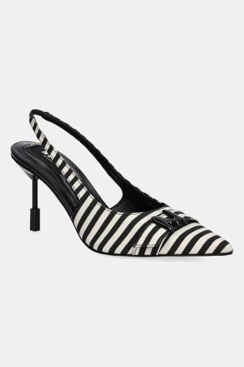 Lodičky MSGM čierna farba, 3841MDS834
