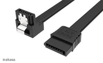 AKASA - Proslim SATA kábel 90 ° - 50 cm