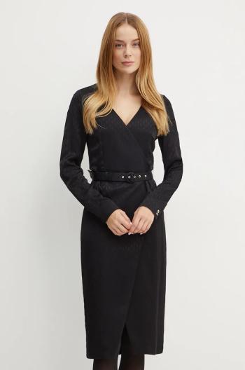 Šaty Marciano Guess AMALIA čierna farba, mini, áčkový strih, 4BGK16 7169A