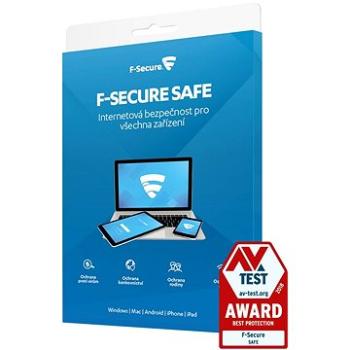 F-Secure SAFE pre 3 zariadenia na 1 rok (elektronická licencia) (FCFXBR1N003E1)