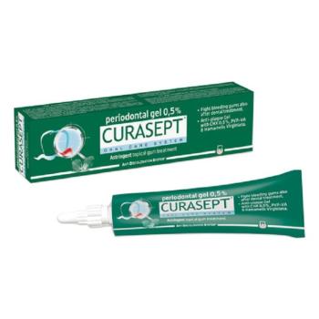 CURASEPT ADS Astringent Parodontálny gél 0,5% CHX + Hamamelis  30 ml, poškodený obal