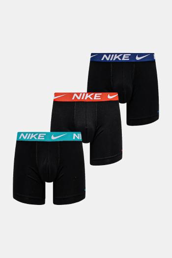 Boxerky Nike 3-pak pánske, čierna farba, 0000KE1157