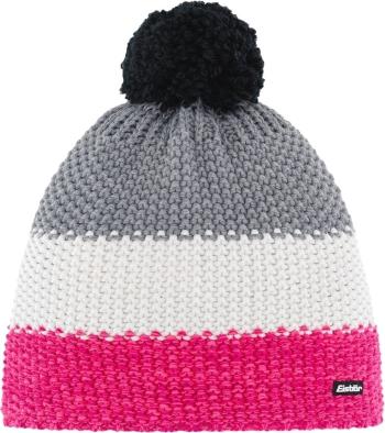 Eisbär Star Pompon Beanie Pink/White/Grey UNI Čiapka