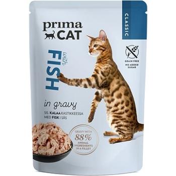 PrimaCat Kapsička,  Filety s rybou v šťave, 85 g (6430069586599)