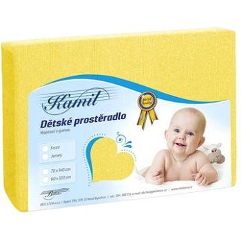 Bellatex Detská džersej – 70 × 140 cm – žltá (113)