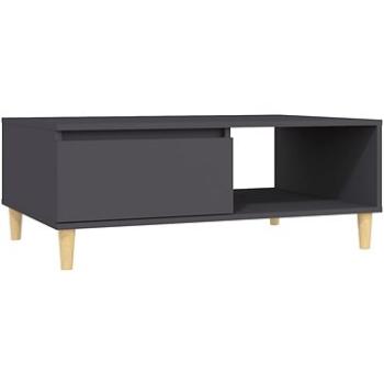 SHUMEE Konferenčný stolík sivý 90 × 60 × 35 cm drevotrieska, 805997